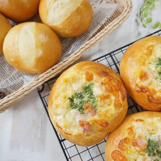 体験レッスン　基本のまるぱん＆コーンベーコンチーズ