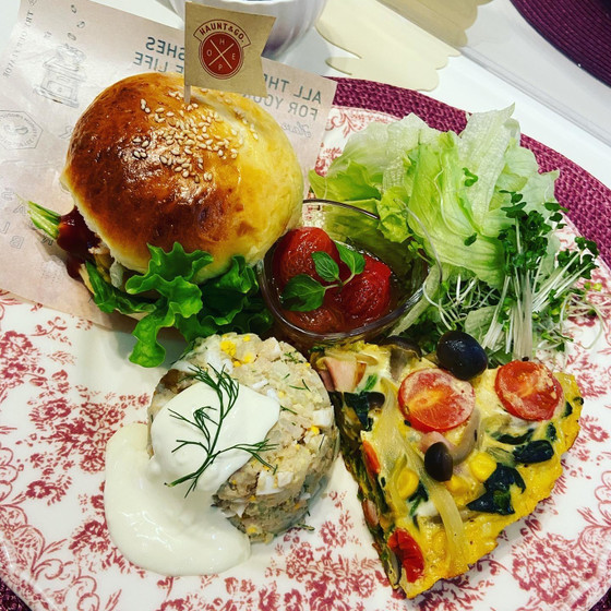 カフェ風  ハンバーガーランチ