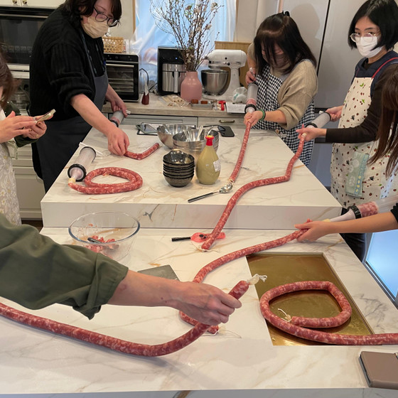 <2回目の方限定>香港干し腸詰1.5キロ作る会