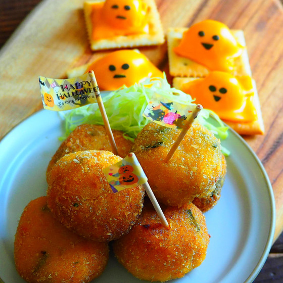 子どもが作るハロウィンメニュー