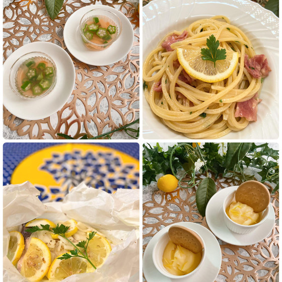 レモンづくしイタリアン（腸活デトックスのミニセミナー付き）