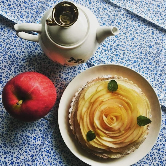 りんごとアールグレイのタルトレッスン🍎