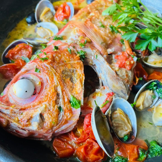 【お得な春の食卓キャンペーン 】季節の魚をおいしくいただく イタリアの食卓
