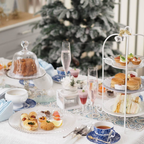 クリスマスのアフタヌーンティーレッスンです。