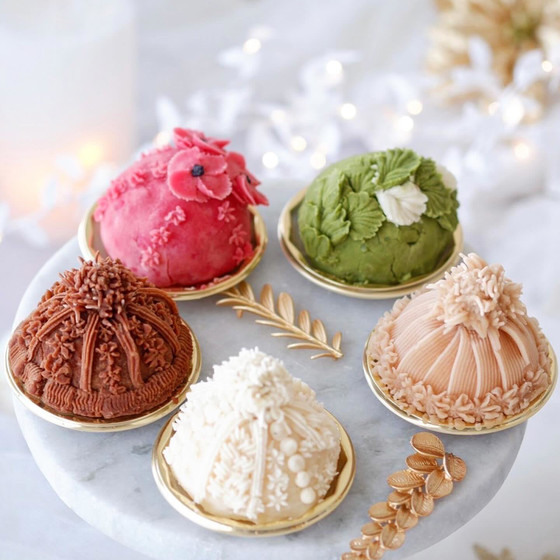 あんこのお花®冬のおはぎケーキ