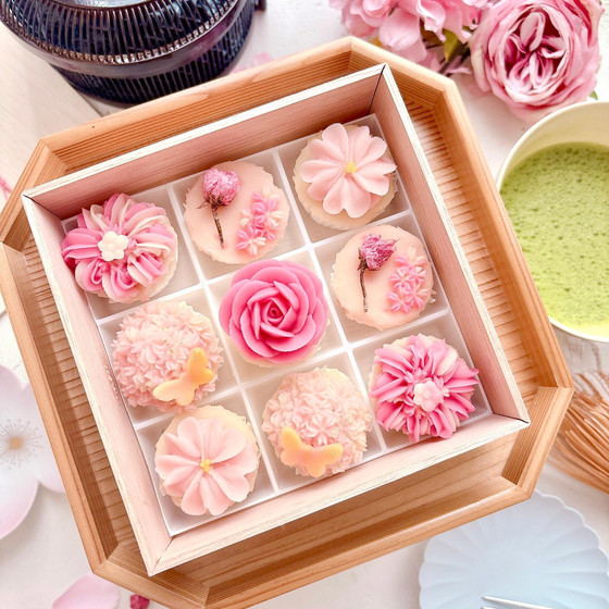あんこのお花®︎体験 春のカップケーキ