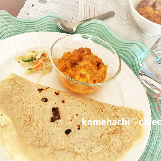 ルーも粉も使わずに燃焼系【本格インドカレーと生米ナン】動画レッスン