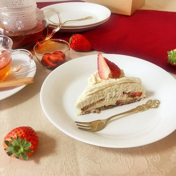 【ロースイーツ×京とうふ】ローショートケーキとストロベリーティー 動画レッスン