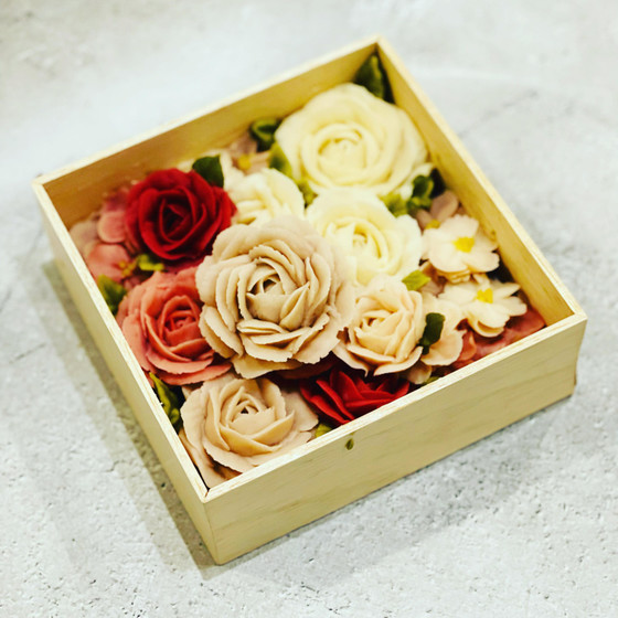 あんフラワー　薔薇のおはぎボックスレッスン