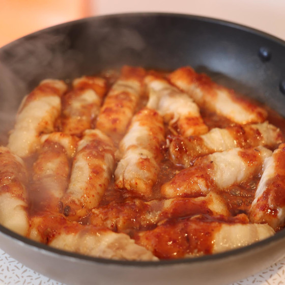 トッポギ風肉巻き