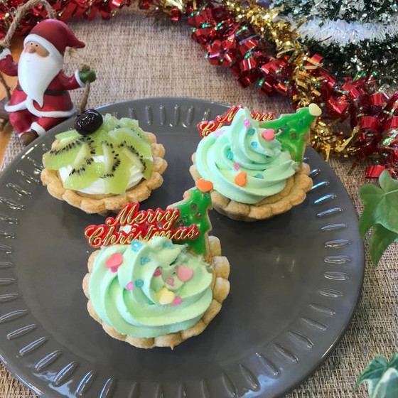 英語でクリスマスプチタルト
