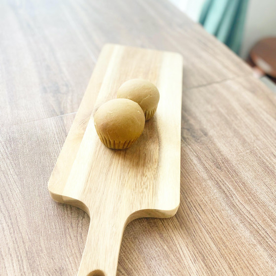 雑穀パン　そばの実でつくる　ほうじ茶クリームパン　