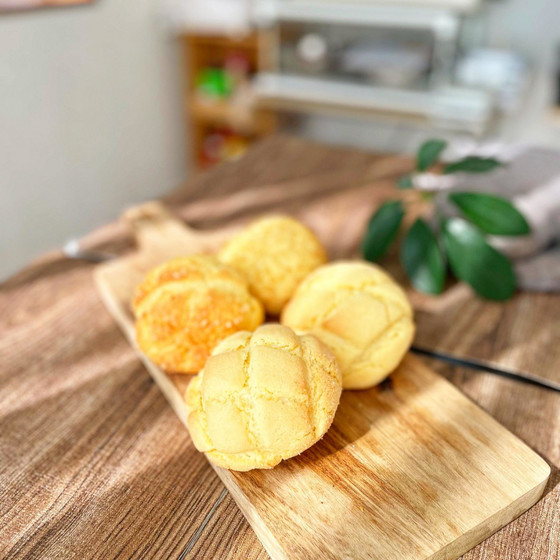 基本のメロンパン