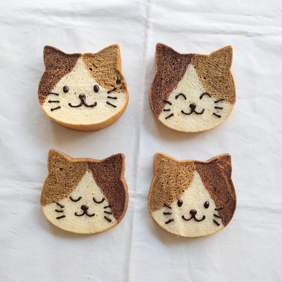 型つき特別レッスン　ねこ食パン