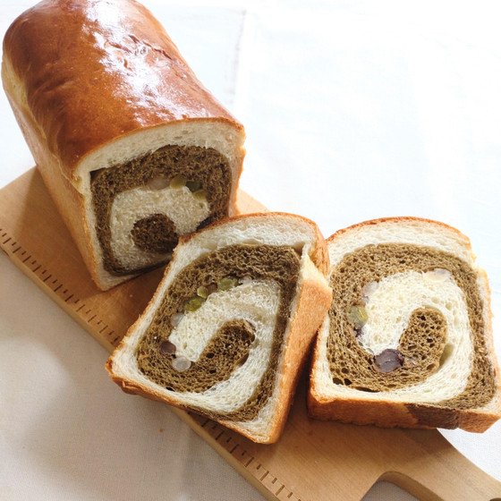 【9月限定！】ほうじ茶と甘納豆のうずまき食パン