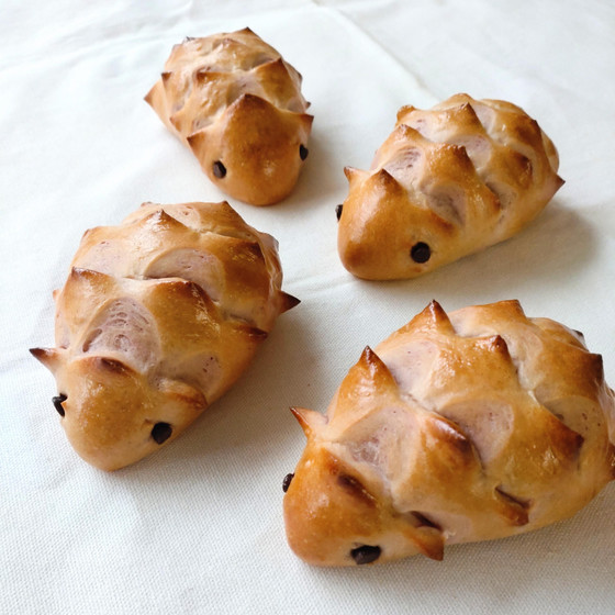 親子レッスン　はりねずみのおいもパン
