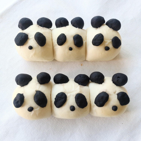 親子レッスン　なかよしパンダのチーズちぎりパン