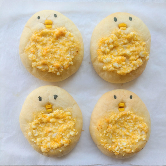 親子レッスン　ひよこさんのたまごパン