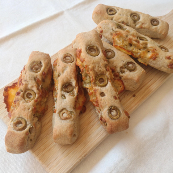 【ダブル受講】オリーブとチーズのライ麦パン＆甘納豆の平焼きパン