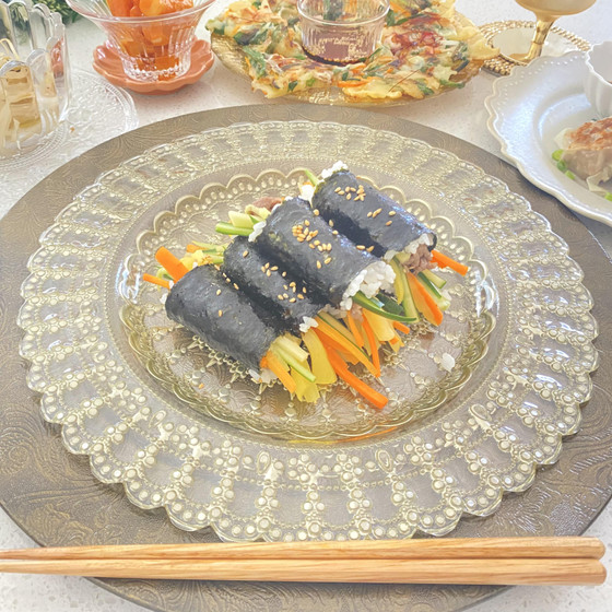 コマキンパ　
韓国海苔巻き