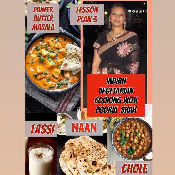 定番！ナン、パニールバターカレー　レッスン　naan lesson