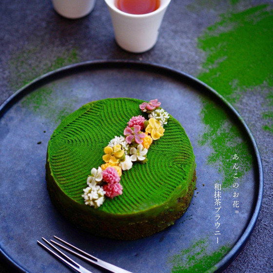 あんこのお花®︎和抹茶ブラウニーレッスン
