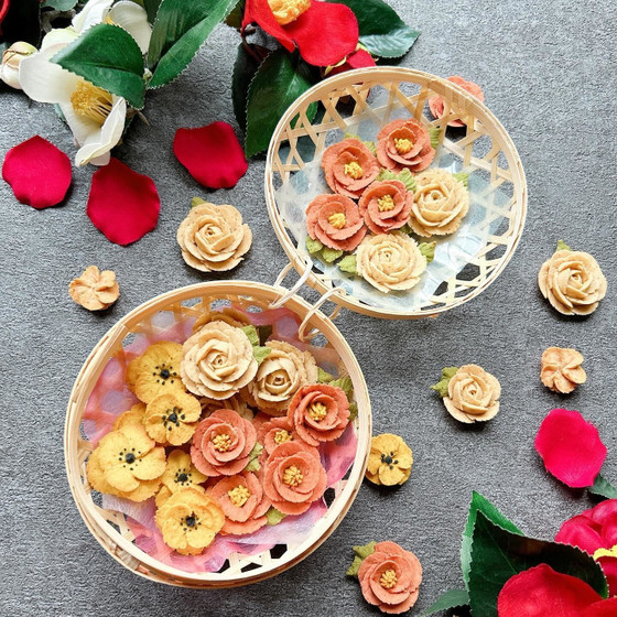 あんこのお花クッキーレッスン