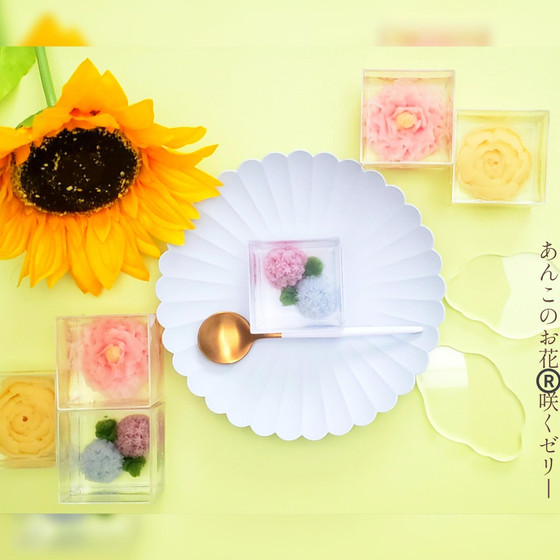 🌺あんこのお花®️咲くゼリー🌺