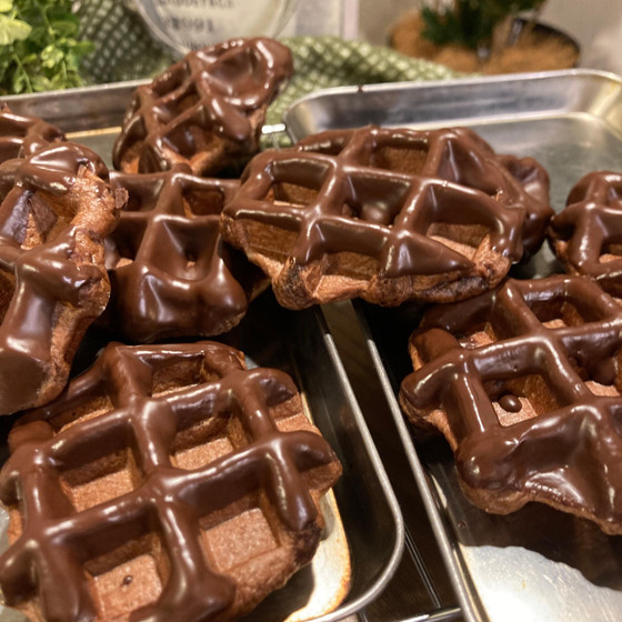 チョコレートワッフル