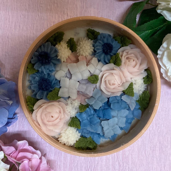 あんこのお花  季節のお団子BOXレッスン（5～6月はあじさいデザインで）