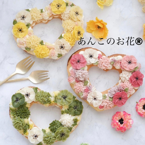 あんこのお花®︎ナンバーケーキ🧁