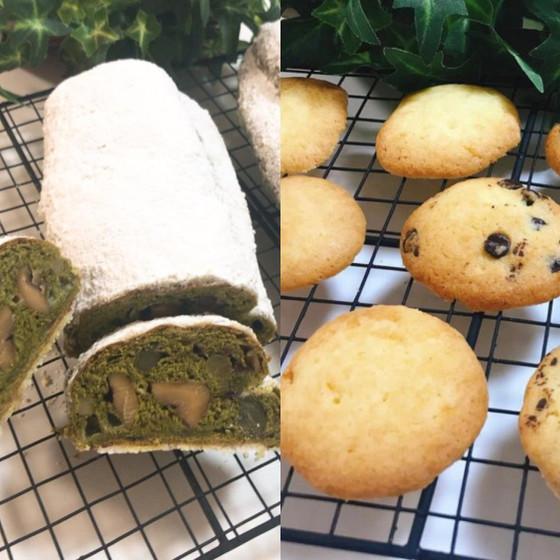 抹茶シュトーレン&クッキー