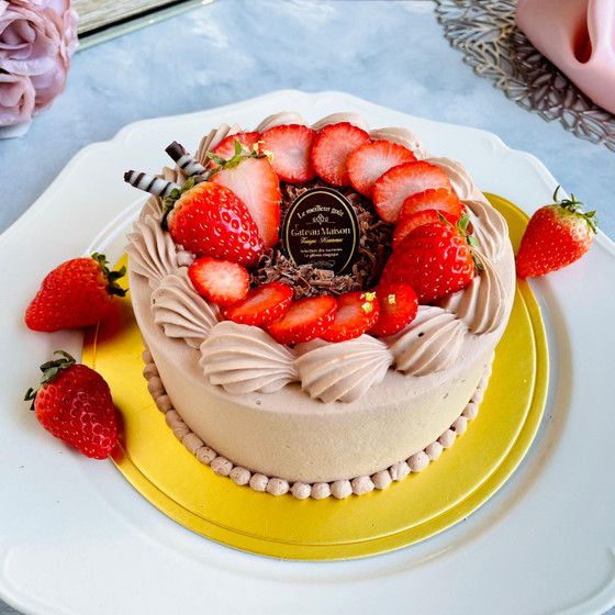 手作りケーキレッスン＜２月いちごのチョコレートケーキ＞