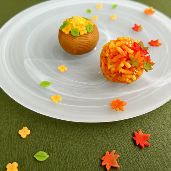 ☆初心者でも可愛く作れる☆秋の和菓子作り体験