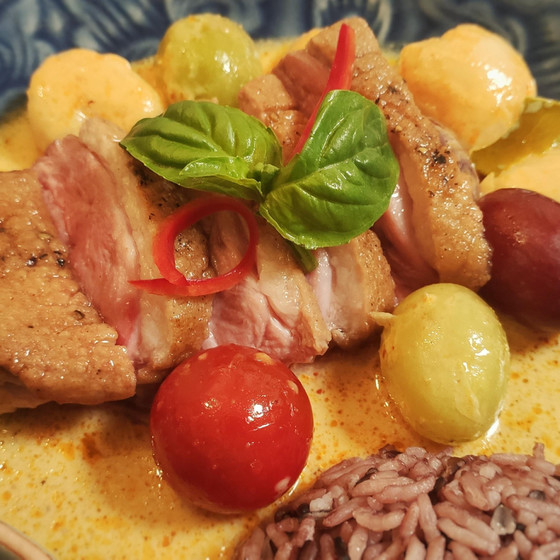 鴨のレッドカレー