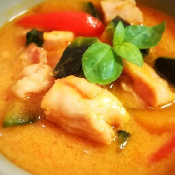 かぼちゃ入りチキンレッドカレー