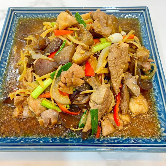 タイ風鶏の生姜焼き