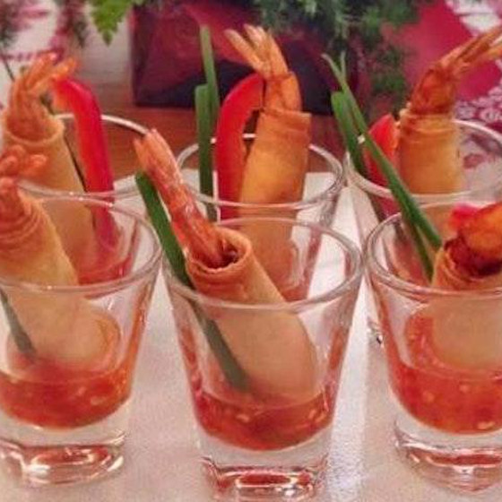 エビの揚げ春巻き