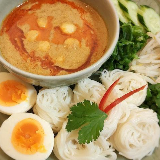 魚カレーそうめん