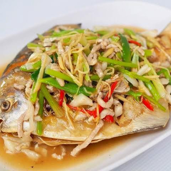 魚の味噌あんかけ