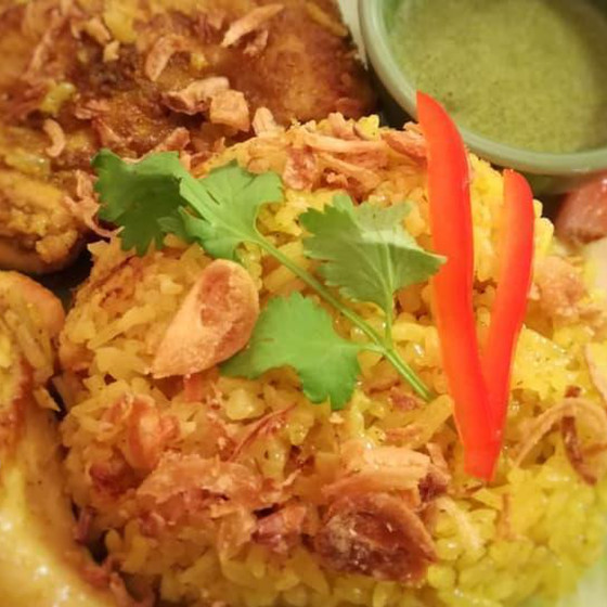 タイ風チキンビリヤニ