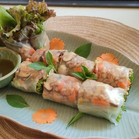 タイ風具だくさん生春巻き