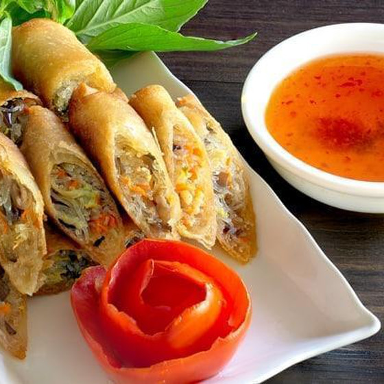 野菜の揚げ春巻き