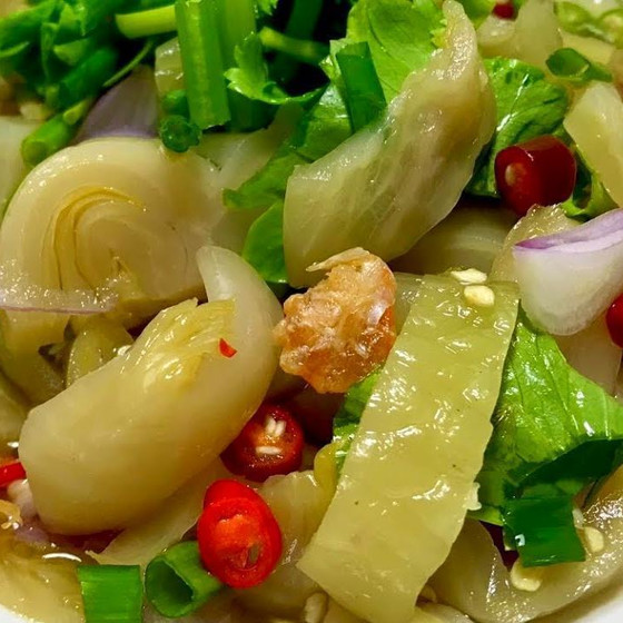 青菜ピックルスのピリ辛和え