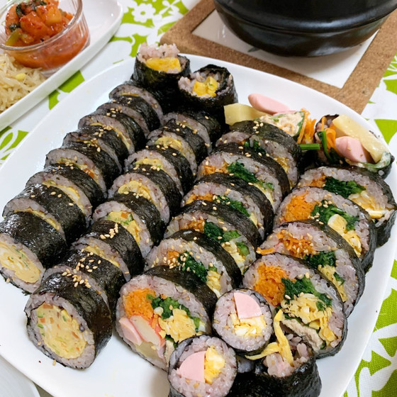 【クリスマス・年末の韓国料理ホームパーティー】キンパプとコマキンパプ、純豆腐（嬉しいお持ち帰り付き）