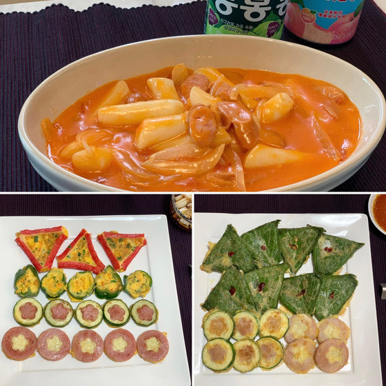 彩鮮やかなジョン３種類とロゼトッポキレッスン！