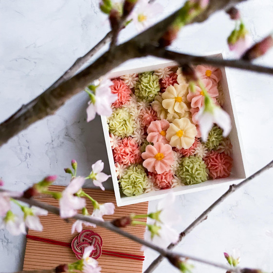 和なは認定講師　4月　桜のおはぎBOX
