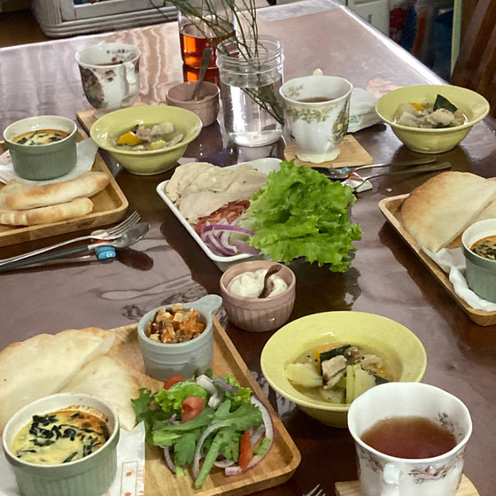 塩糀作りと塩糀を使った重ね煮ランチ会