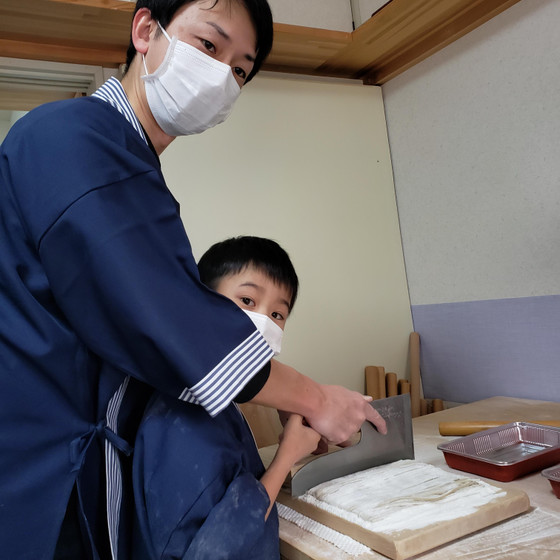 年越しそば打ち教室
