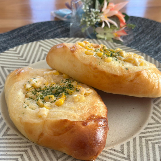 食べれば分かる♪クオリティの高い生地作り。コーンマヨブレッド